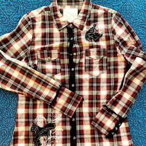Women’s Plaid Button Down